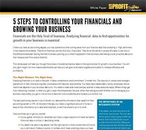 5 Steps to Controlling Your Financials and Growing Your Business White Paper