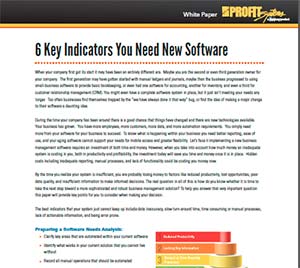 6 Key Indicators for Software White Paper